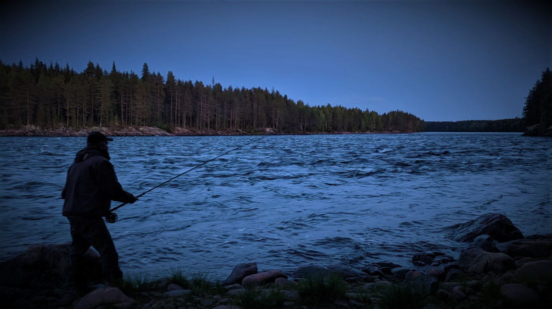 fishing at Kalix river